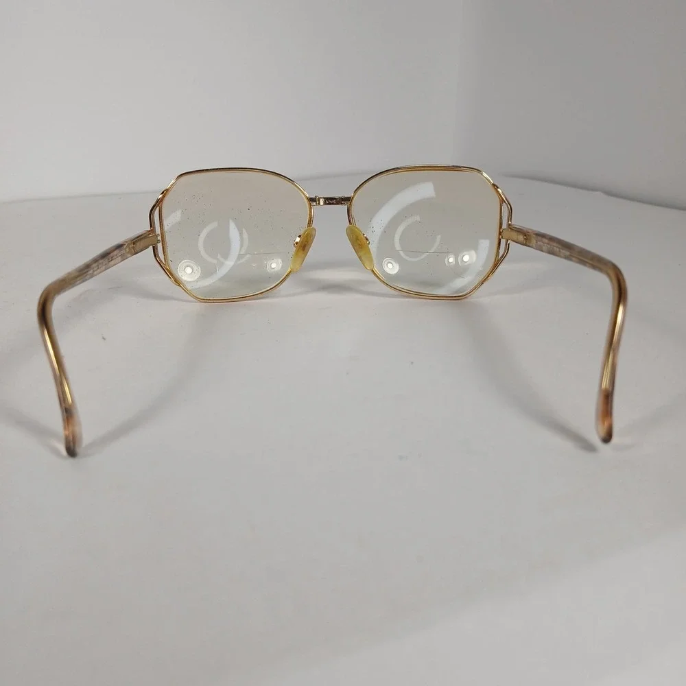 Vtg LensCrafters Lauren Michaels Wms 130 Eyeglasses Frame Italy Taupe/GEP 1006